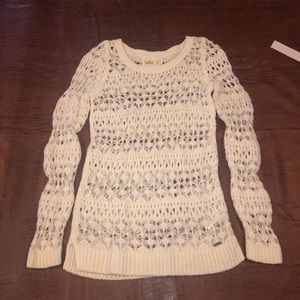 White Hollister Sweater